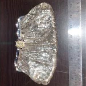 Vintage silver clutch